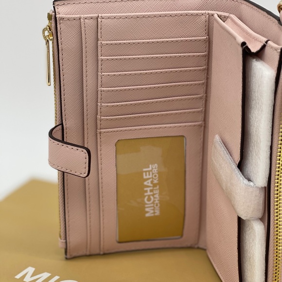 Michael Kors Double Zip Wallet Wristlet - Picture 7 of 11